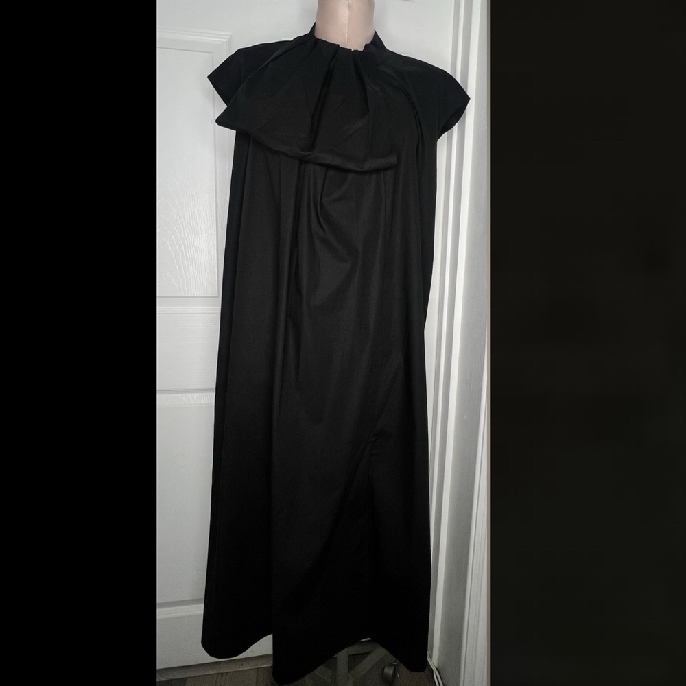 Cuyana Black Maxi Cotton Chic Dress Sz S - Picture 2 of 16